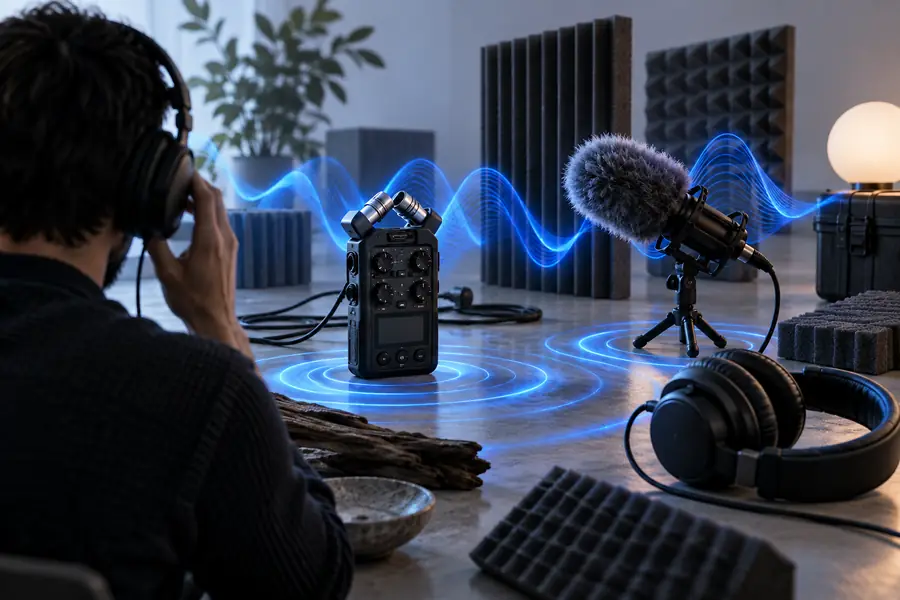 Allgemeine Illustration einer Szene zum Thema Audio