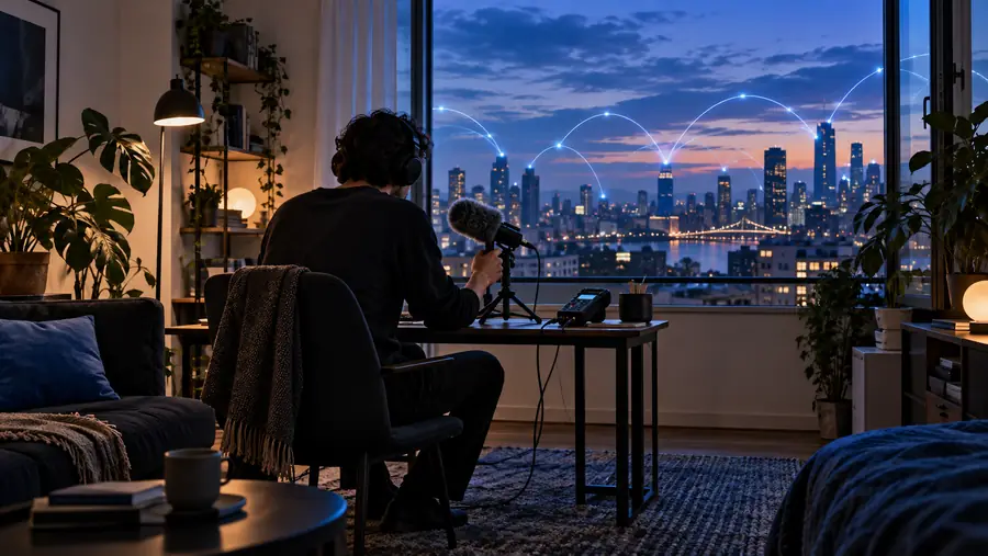 Illustration associated with a focused online sound search