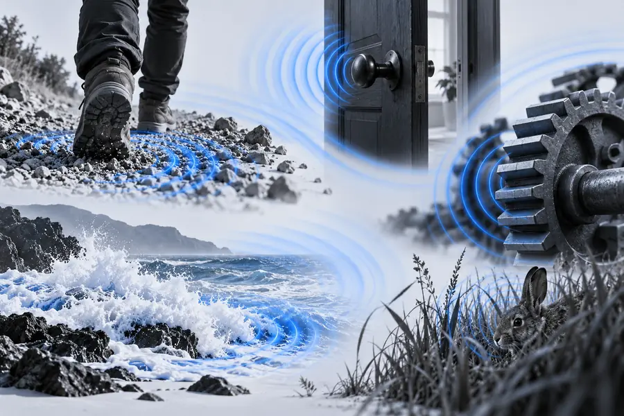 Sound-design image used to represent a scene with planned audio cues